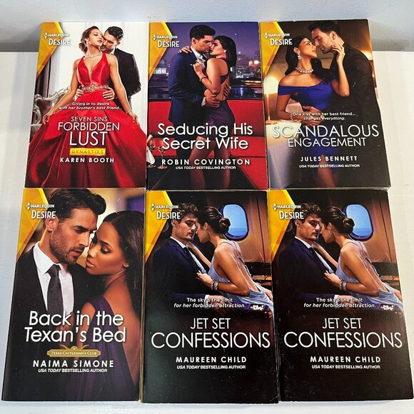 Lot of 24 "Harlequin Desire" Paperback Romance Novels - Excellent condition! - Picture 5 of 7